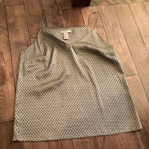 H&M black and white top size US 6